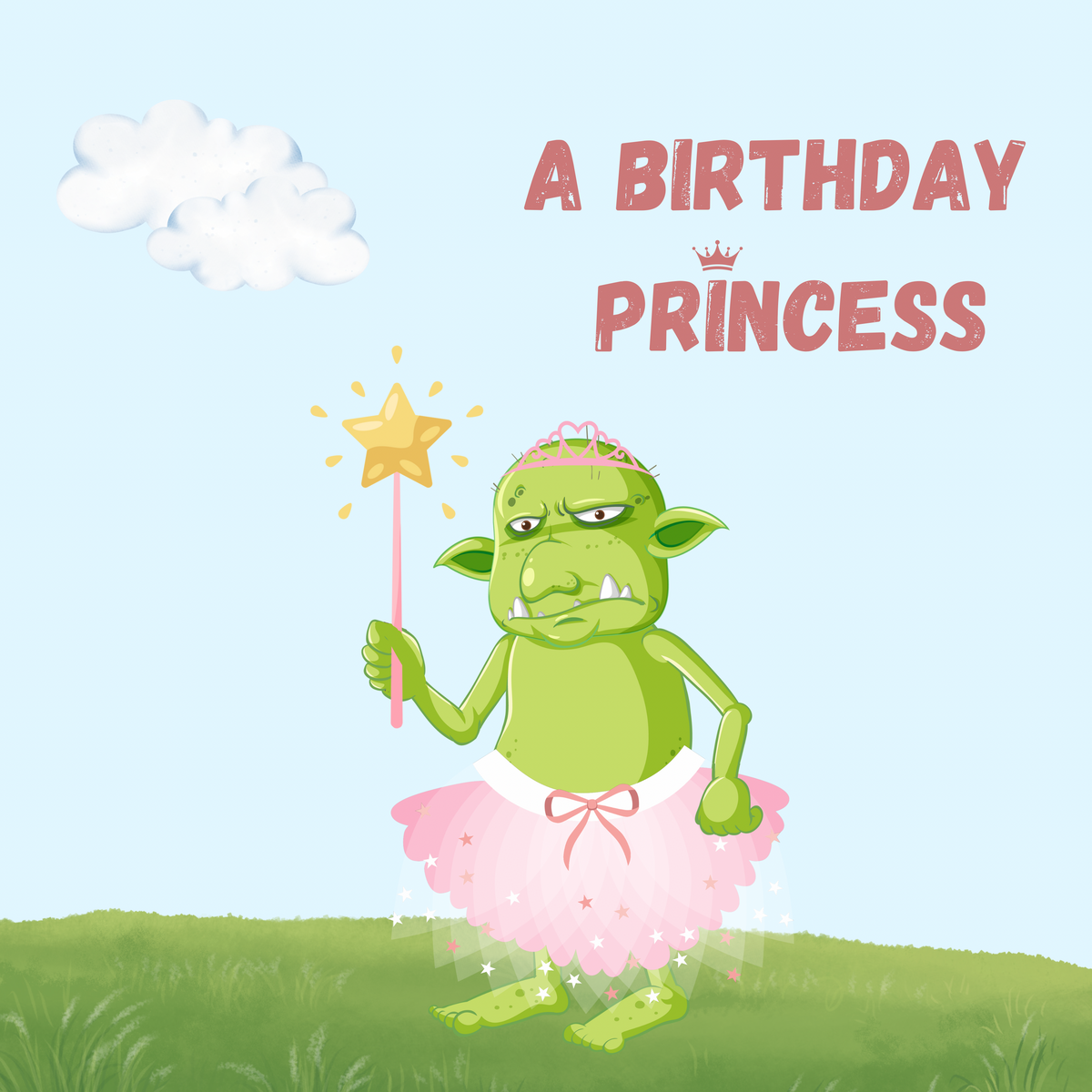 Birthday Princess Greeting Card