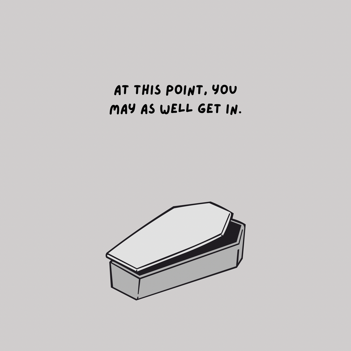 At this point, Greeting Card