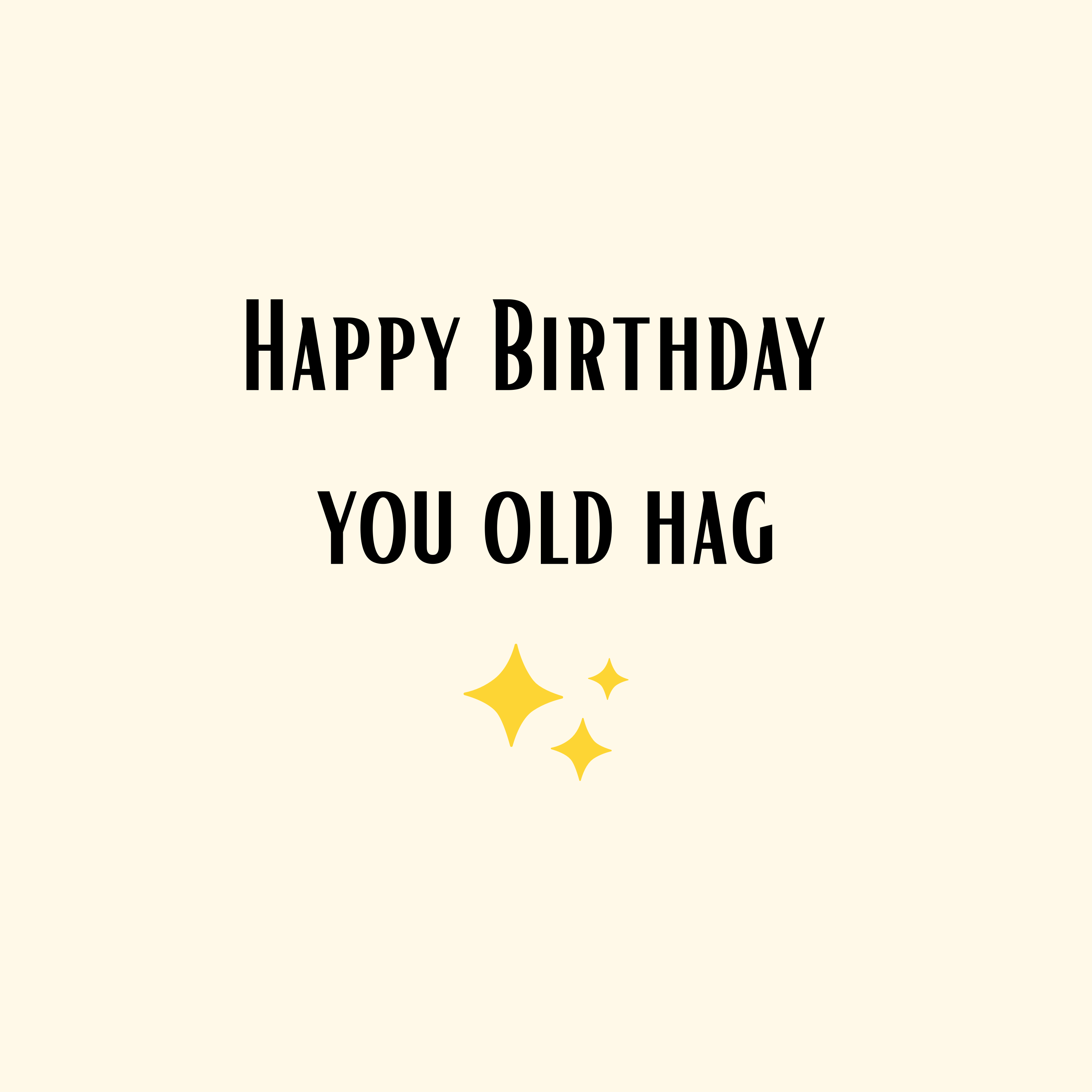 Old Hag Greeting Card