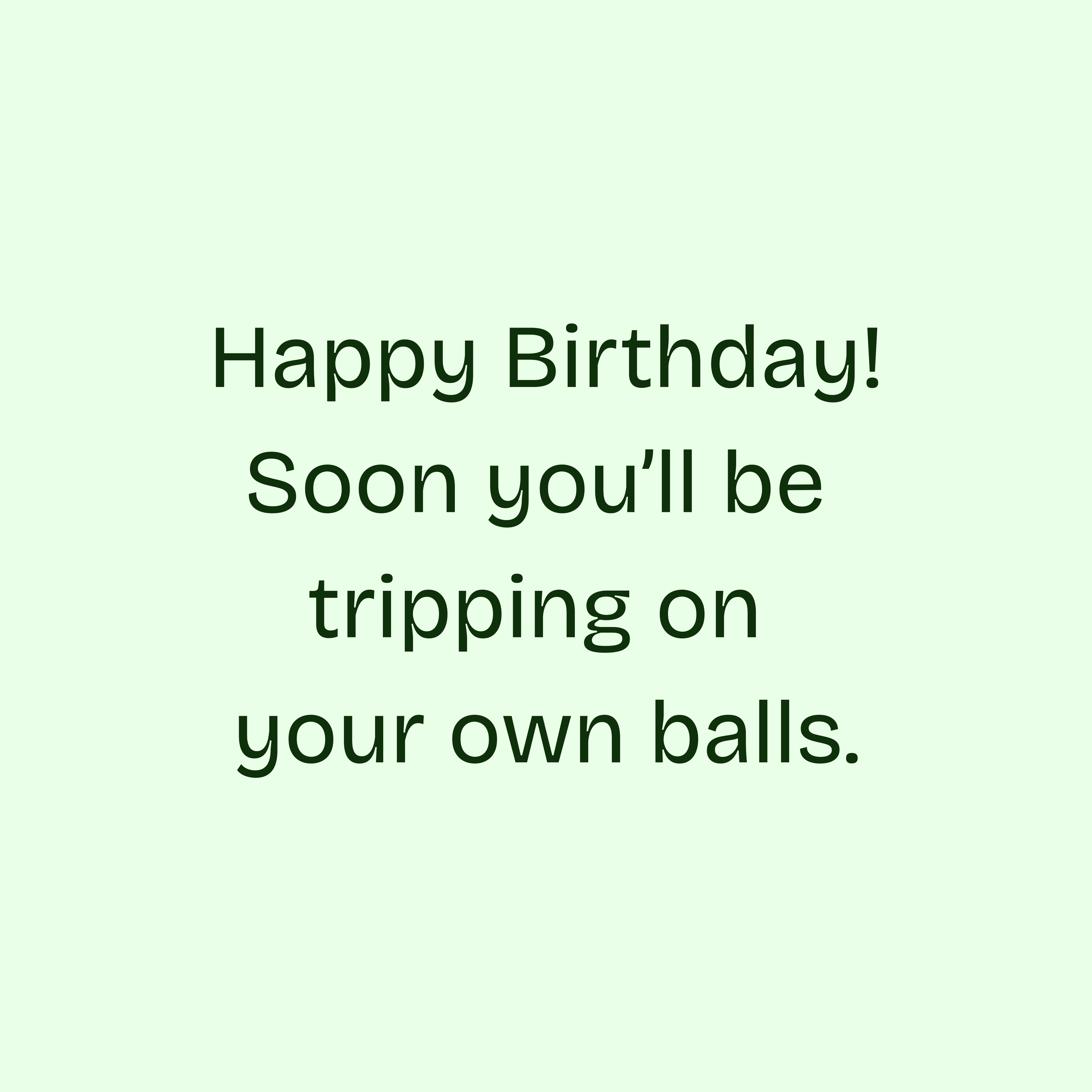 Tripping Greeting Card