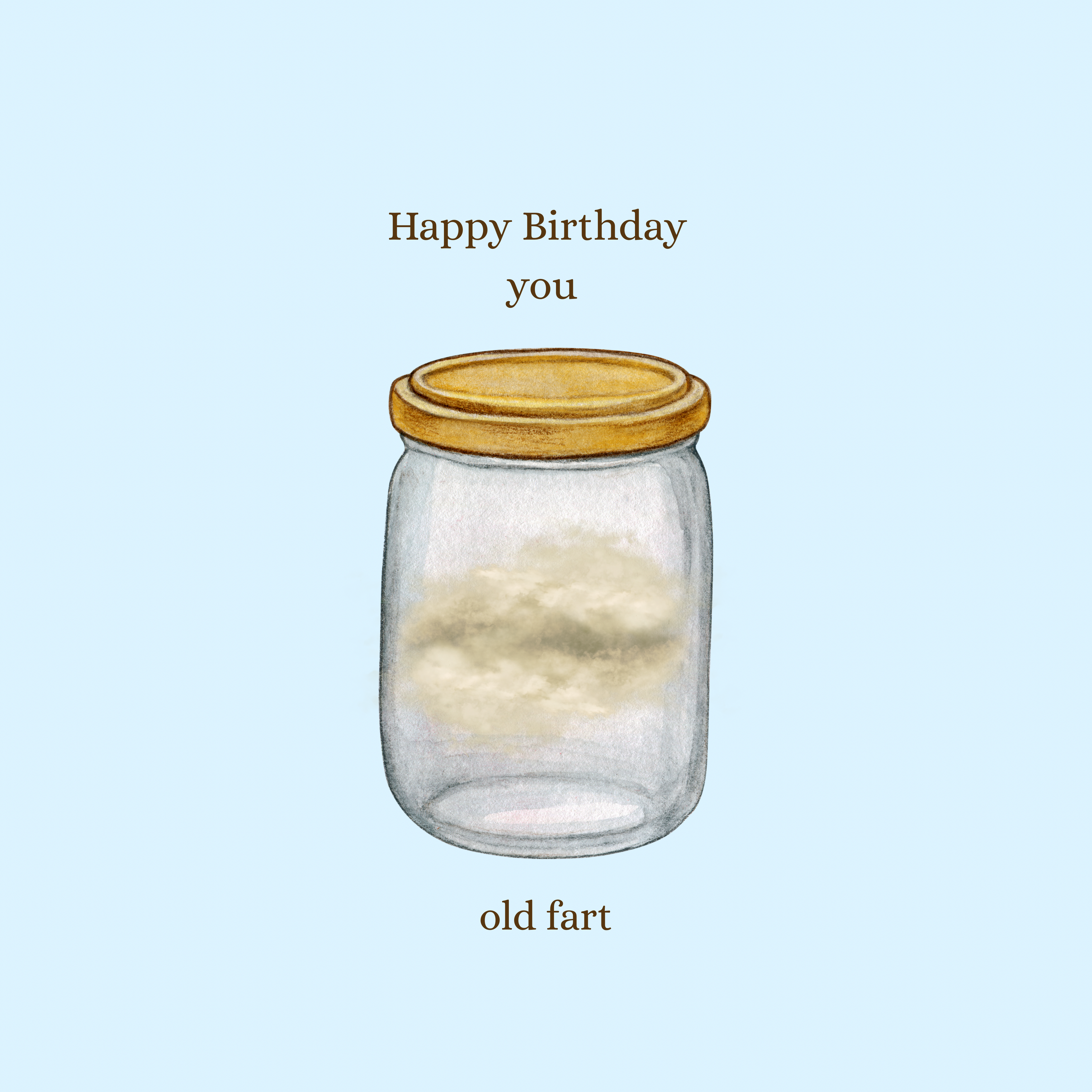 Old Fart Greeting Card